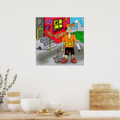 Afdrukken "SK8" — door Kev Moore Poster (Keuken)