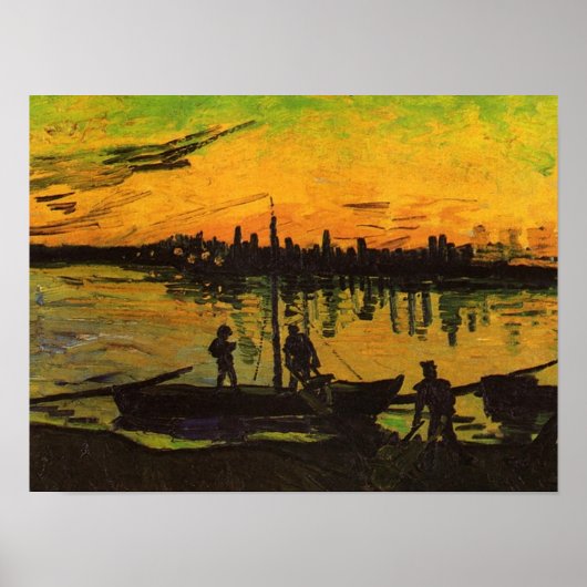 Afdrukken - Steenkoolbarrières Poster (Voorkant)