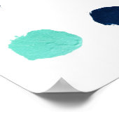 Afdrukken stippen schilderen poster (Hoek)