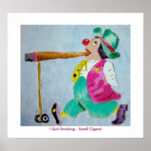 Afdrukken stoppen met roken poster (Voorkant)