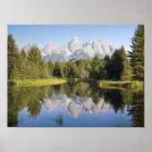 Afdrukken - Tetons Reflection Poster (Voorkant)