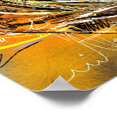 Afdrukken "The Ultimate Golfer's Gift" - door Miki Poster (Hoek)