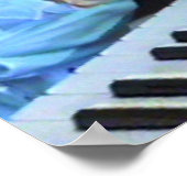 Afdrukken toetsenbordkatapcanvas! poster (Hoek)