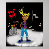 Afdrukken "Trash Talk" - door Kev Moore Poster (Voorkant)