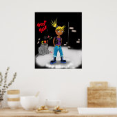 Afdrukken "Trash Talk" - door Kev Moore Poster (Keuken)