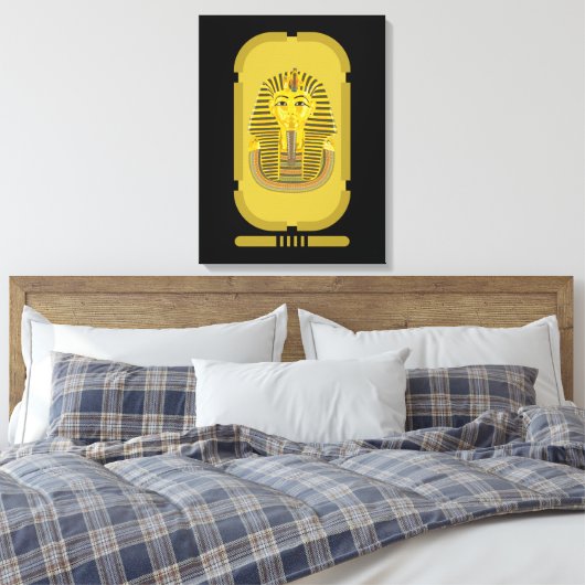 Afdrukken Tutankhamun Canvas (Insitu (Slaapkamer))