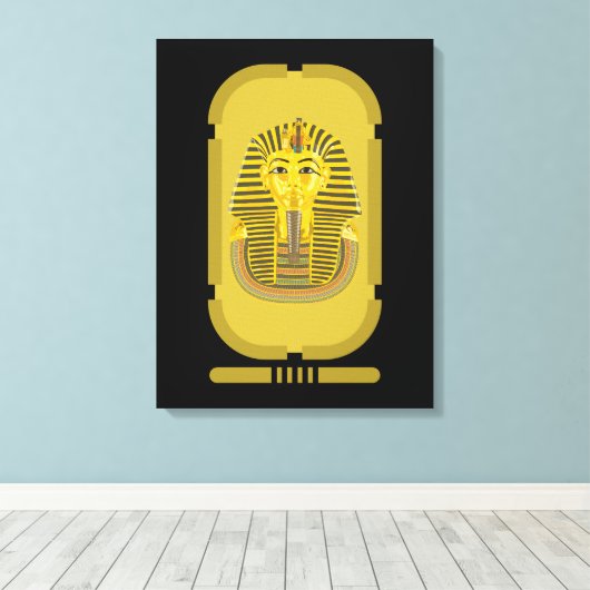 Afdrukken Tutankhamun Canvas (Insitu (Houten vloer))