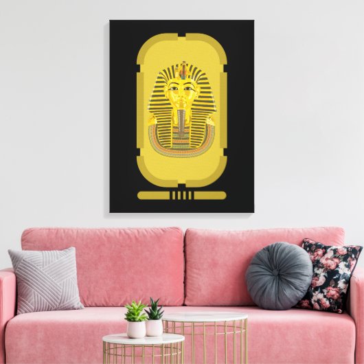 Afdrukken Tutankhamun Canvas (Insitu (Woonkamer))