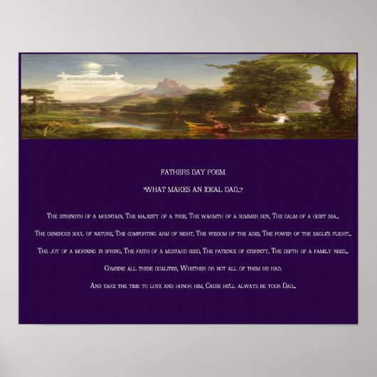 Afdrukken vaderdag poster (Voorkant)
