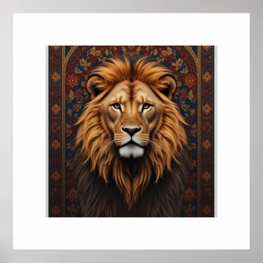 Afdrukken, Value Poster Paper (Matte) Lion Afbeeld (Voorkant)