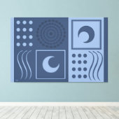Afdrukken van 3 canvas weergeven (Insitu (Houten vloer))