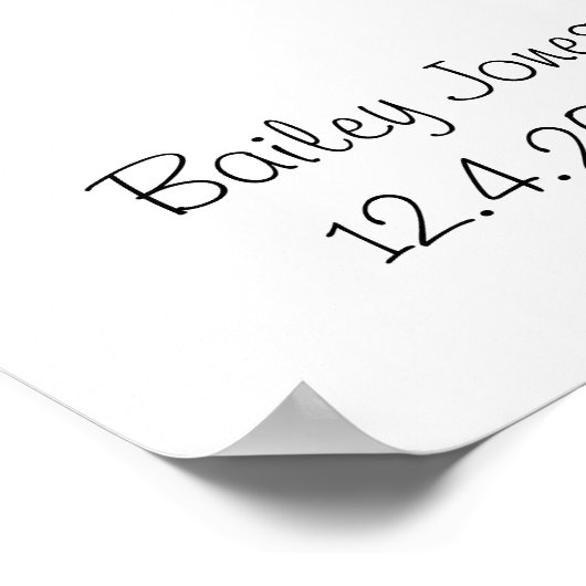 Afdrukken van aangepaste hondenpootjes poster (Hoek)