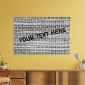 Afdrukken van aangepaste tekstcanvas voor kunstwee (Insitu (Woonkamer))