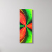 Afdrukken van abstract rood en groen patrooncanvas (Voorkant)