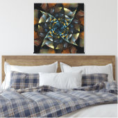 Afdrukken van Abstract schildpad met wielafdruk (Insitu (Slaapkamer))