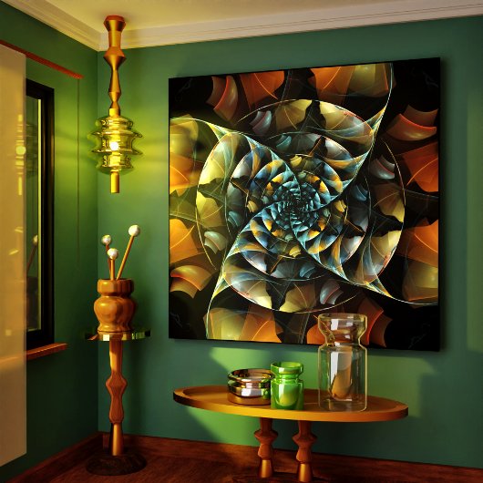 Afdrukken van Abstract schildpad met wielafdruk