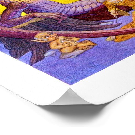 Afdrukken van afdruk van afdruk poster (Hoek)