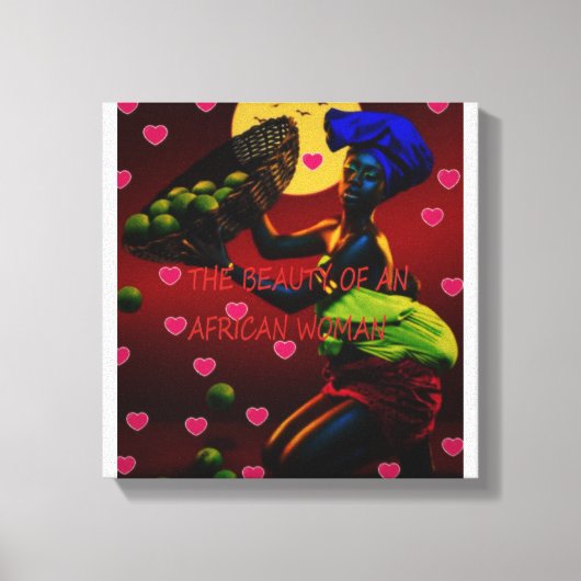 Afdrukken van Afrikaanse Canvas (Voorkant)