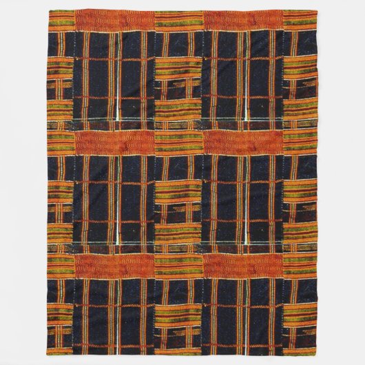 Afdrukken van Afrikaanse patroonafdrukken Fleece Deken (Voorkant)