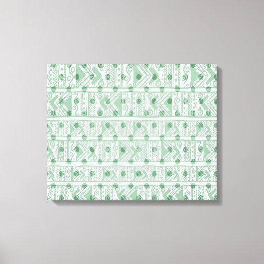 Afdrukken van Afrikaanse tribaal canvas (Voorkant)