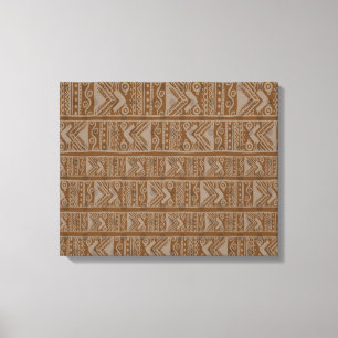 Afdrukken van Afrikaanse tribaal canvas