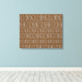 Afdrukken van Afrikaanse tribaal canvas (Insitu (Houten vloer))