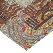 Afdrukken van Afrikaanse tribale patronen Korte Tafelloper (Hoek)