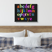 Afdrukken van alfabet Canvas (Insitu (Slaapkamer))