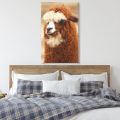 Afdrukken van alpaca canvas (Insitu (Slaapkamer))