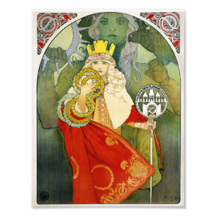Afdrukken van Alphonse Mucha Sokol Festival Foto Afdruk