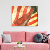 Afdrukken van Amerikaans schilderCanvas met één pa (Insitu (Woonkamer))