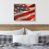 Afdrukken van Amerikaanse vlag (Insitu (Slaapkamer))