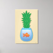 Afdrukken van ananas viscanvas (Voorkant)