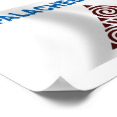 Afdrukken van Apalachee Nation Flag Poster (Hoek)