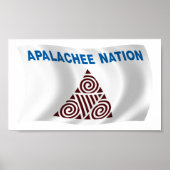 Afdrukken van Apalachee Nation Flag Poster (Voorkant)