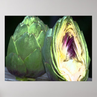 Afdrukken van Artichoke Canvas Poster