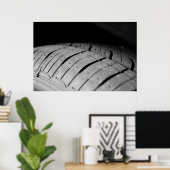 Afdrukken van autobanden poster (Thuiskantoor)