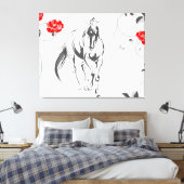 Afdrukken van barokbestendig paard (Insitu (Slaapkamer))