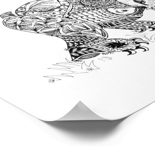 Afdrukken van Beer Poster (Hoek)