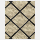 Afdrukken van bijtend design van baksteenmuurbeige fleece deken (Voorkant)