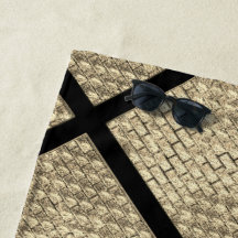 Afdrukken van bijtend design van baksteenmuurbeige