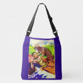 afdrukken van billy geitenkorf en troll crossbody tas (Voorkant)