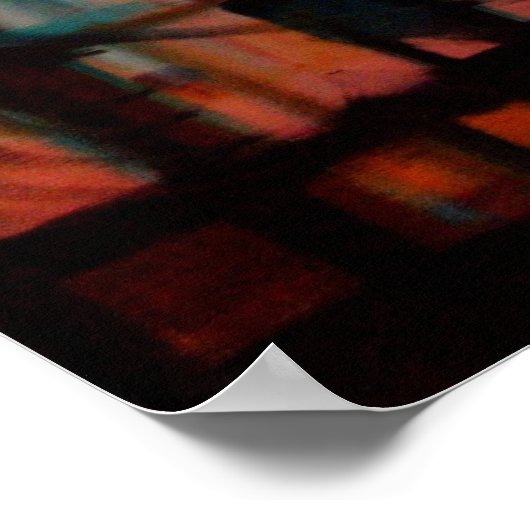 Afdrukken van binnenste Canvas Poster (Hoek)