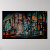 Afdrukken van binnenste Canvas Poster (Voorkant)