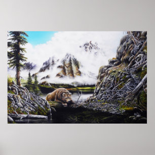 Afdrukken van binnentijd poster