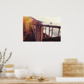 Afdrukken van Bixby-brugcanvas Poster (Keuken)