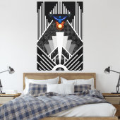 Afdrukken van bliksem deco Mech Flare (Insitu (Slaapkamer))