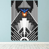 Afdrukken van bliksem deco Mech Flare (Insitu (Houten vloer))