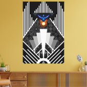 Afdrukken van bliksem deco Mech Flare (Insitu (Woonkamer))