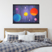 Afdrukken van buitenaardse doeken (Insitu (Slaapkamer))